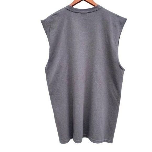 Men’s America Land Of The Free Skull Muscle T-Shirt - Picture 5 of 7